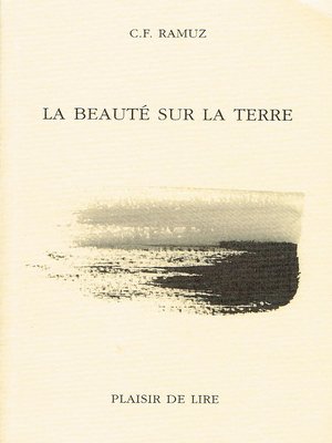 cover image of La beauté sur la Terre